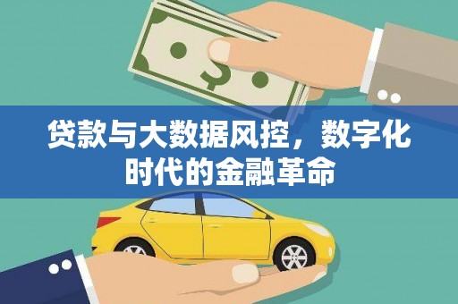 玉田贷款与大数据风控，数字化时代的金融革命
