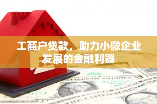 玉田工商户贷款，助力小微企业发展的金融利器