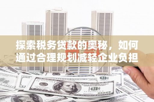 玉田探索税务贷款的奥秘，如何通过合理规划减轻企业负担