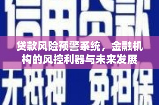 玉田贷款风险预警系统，金融机构的风控利器与未来发展