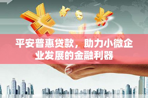玉田平安普惠贷款，助力小微企业发展的金融利器