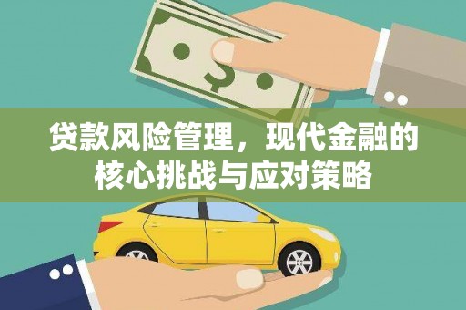 玉田贷款风险管理，现代金融的核心挑战与应对策略