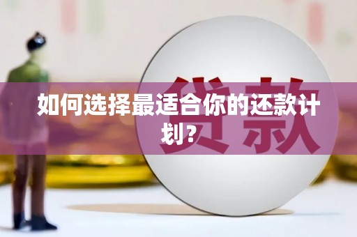 玉田如何选择最适合你的还款计划？