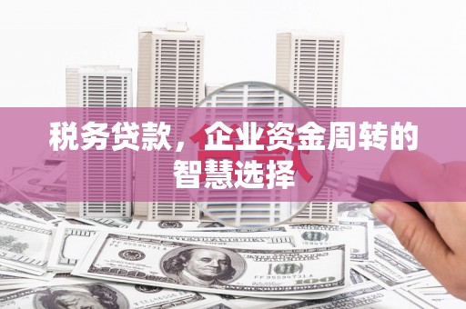 玉田税务贷款，企业资金周转的智慧选择