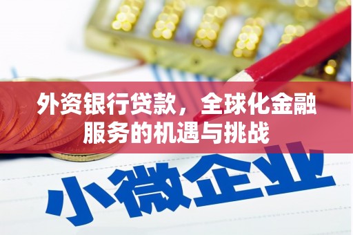 玉田外资银行贷款，全球化金融服务的机遇与挑战