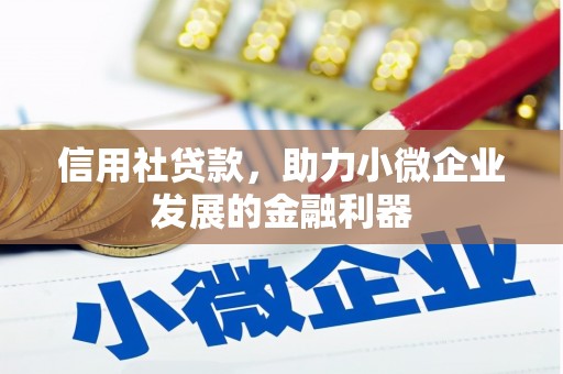 玉田信用社贷款，助力小微企业发展的金融利器