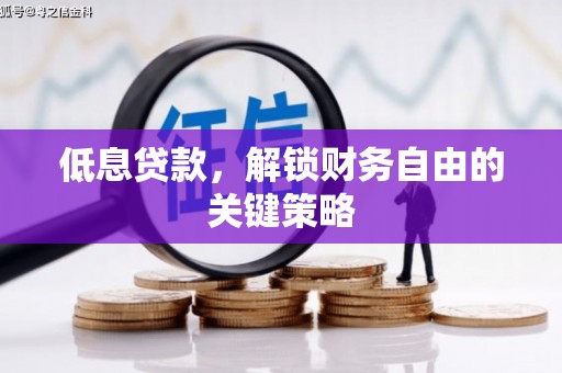 玉田低息贷款，解锁财务自由的关键策略