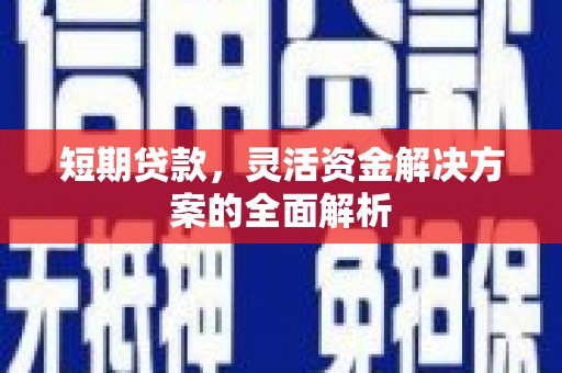玉田短期贷款，灵活资金解决方案的全面解析