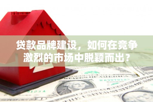 玉田贷款品牌建设，如何在竞争激烈的市场中脱颖而出？